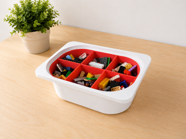 Organizer für IKEA TROFAST Box 30×20×10 cm mit 6 Fächern